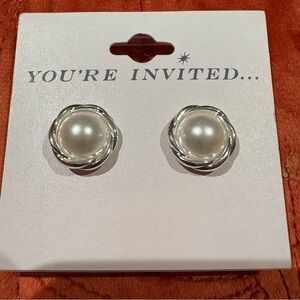Elegant Silver Stud Earrings